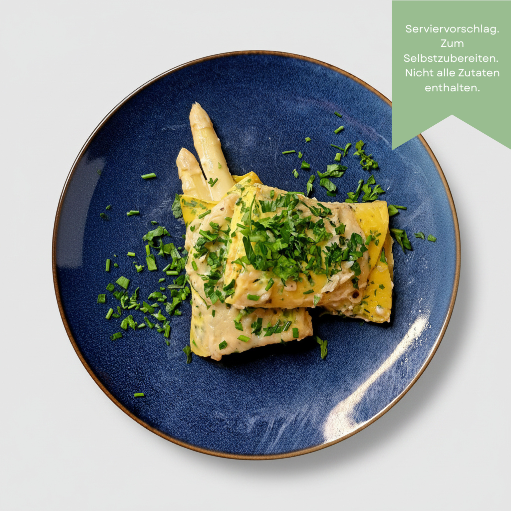 Küchenkombi für Kräuterpfannkuchen mit Spargel (4 Portionen, Hauptgericht)